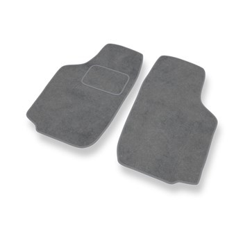 Premium tappetini auto in velluto compatibili con Opel Corsa C (2000-2006) - tappeti auto grigio