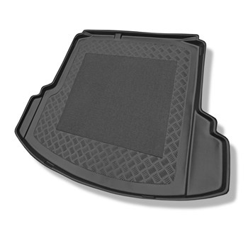 Vasca baule compatibile con Volkswagen Jetta NCS Berlina (01.2011-2018) - con vano sinistro e destro - tappetino per bagagliaio - tappeto bagagliaio per auto