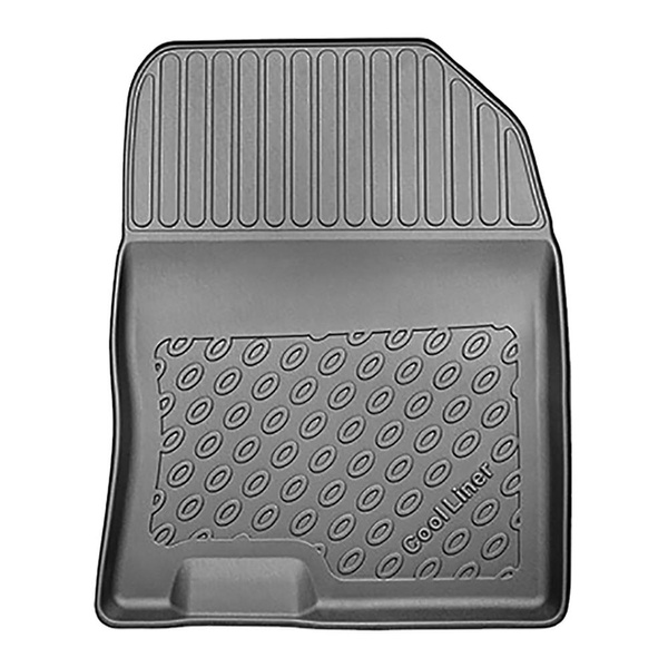 Completo di tappetini e tappetino per bagagliaio TPE per: Hyundai Kona Hybrid 09.2019-03.2023 (SUV) - non per la versione elettrica