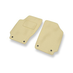 Premium tappetini auto in velluto compatibili con Skoda Fabia I (1999-2007) - tappeti auto beige
