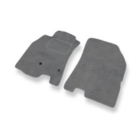 Premium tappetini auto in velluto compatibili con Renault Megane III (2008-2016) - tappeti auto grigio