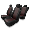 Coprisedili compatibili con Fiat 500L (2012-2022) - fodere sedili universali - set coprisedili auto - PF-RD