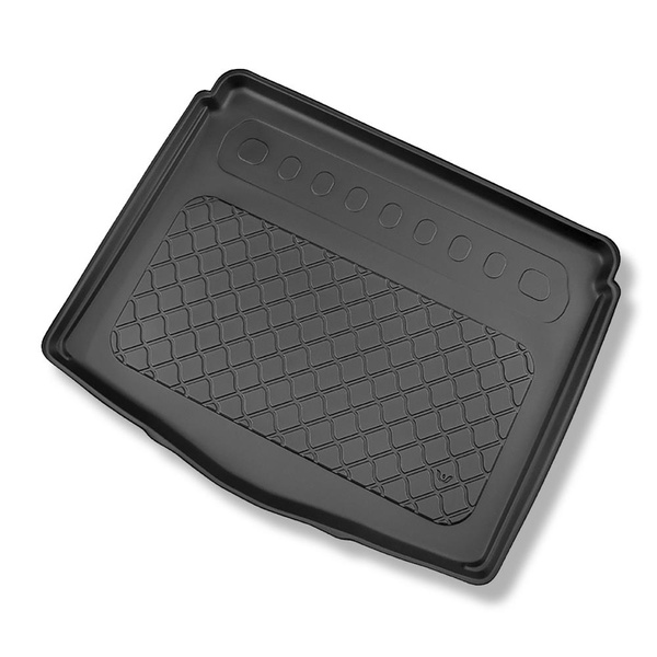 Completo di tappetini e tappetino per bagagliaio TPE per: Jeep Renegade 06.2018-.... (SUV) - bagagliaio inferiore (senza pavimento multifunzione); non per versione 4ex Plug-in ibrida