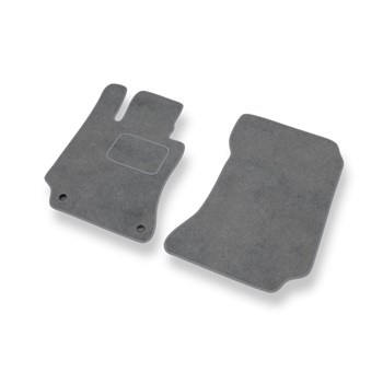 Premium tappetini auto in velluto compatibili con Mercedes-Benz Classe E W212 (2009-2016) - tappeti auto grigio