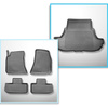 Completo di tappetini e tappetino per bagagliaio TPE per: Dodge Challenger III 2014-.... (Coupé)