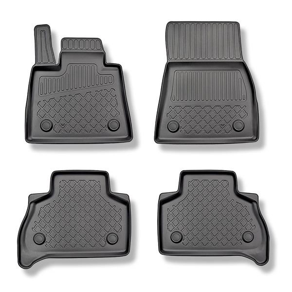 Tappetini Auto in TPE compatibili con BMW X5 G05 SAV (11.2018-....) - 5 o 7 posti; senza la terza fila di sedili; anche per la versione ibrida - tappeti auto neri