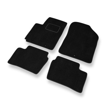 Premium tappetini auto in velluto compatibili con Kia Picanto II (2011-2016) - tappeti auto nero