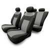 Coprisedili compatibili con Alfa Romeo 166 I, II, III (1998-2007) - fodere sedili universali - set coprisedili auto - RSL-G2