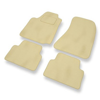 Premium tappetini auto in velluto compatibili con Alfa Romeo Giulietta (2010-2020) - tappeti auto beige