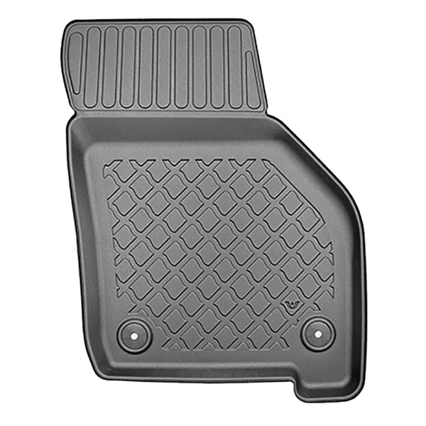 Tappetini Auto in TPE compatibili con Volkswagen Golf VIII mHEV Hatchback (11.2020-....) - tappeti auto neri