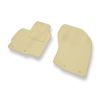 Premium tappetini auto in velluto compatibili con Mitsubishi Outlander II (2006-2012) - tappeti auto beige