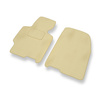 Premium tappetini auto in velluto compatibili con Mazda Xedos 6 (1992-1999) - tappeti auto beige