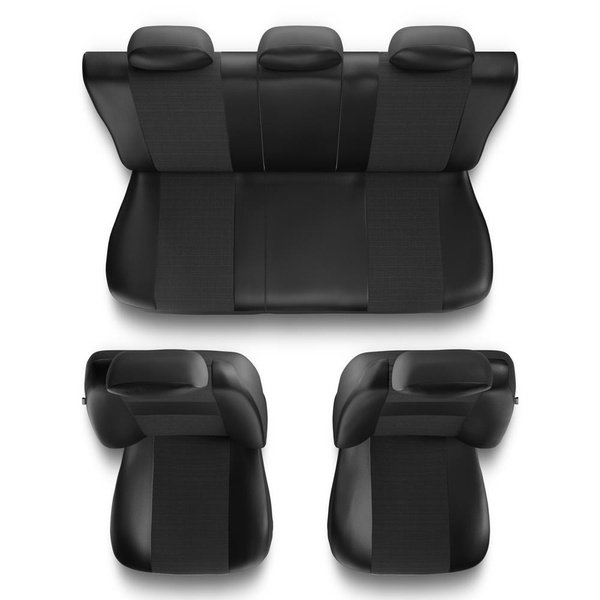 Coprisedili compatibili con Seat Ateca (2016-....) - fodere sedili universali - set coprisedili auto - EXL-4
