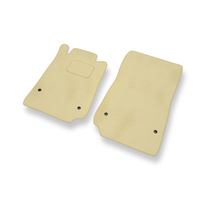 Premium tappetini auto in velluto compatibili con Mercedes-Benz SLK R170 (1996-2004) - tappeti auto beige