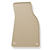 Tappetini auto in gomma compatibili con Audi A4 B8 Avant, Berlina (2007-2015) - tappeti gomma  - beige - 4 pz.