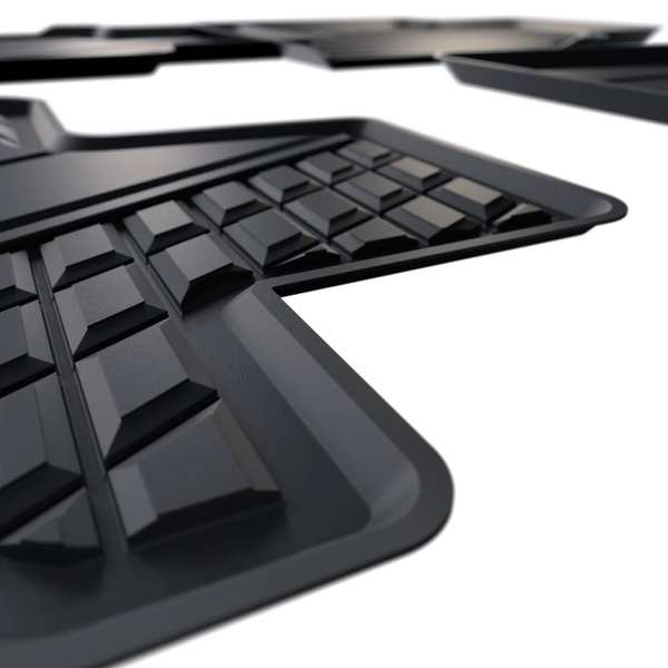 Tappetini Auto in TPE compatibili con MG HS SUV (2024-....) - tappeti auto neri