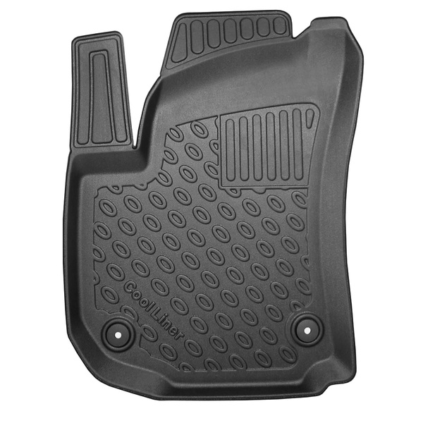 Tappetini Auto in TPE compatibili con Opel Zafira B Monovolume (05.2005-2014) - 5 o 7 posti; senza la terza fila di sedili - tappeti auto neri