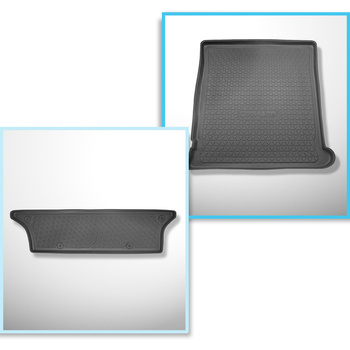 Completo di tappetini e tappetino per bagagliaio TPE per: Seat Alhambra I 1995-0