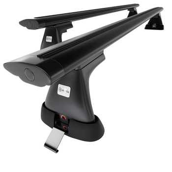 Barre portatutto in alluminio compatibili con Toyota Hiace Van (1996-2006) - con punti di fissaggio di serie - portapacchi auto colore nero - portabagagli barre da tetto