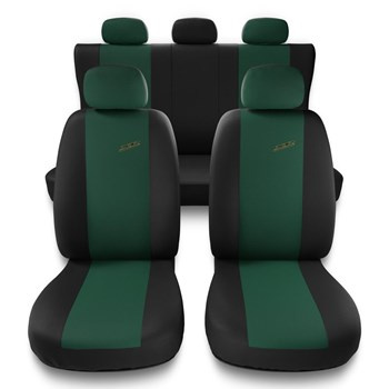 Coprisedili compatibili con Alfa Romeo MiTo (2008-2018) - fodere sedili universali - set coprisedili auto - X.R-GR