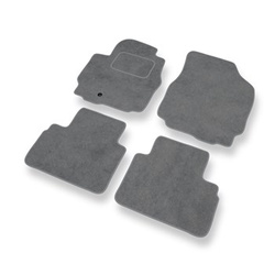 Premium tappetini auto in velluto compatibili con Ford Maverick II (2000-2007) - tappeti auto grigio