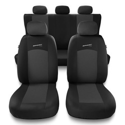 Coprisedili compatibili con Opel Corsa A, B, C, D, E (1982-2019) - fodere sedili universali - set coprisedili auto - S-G1