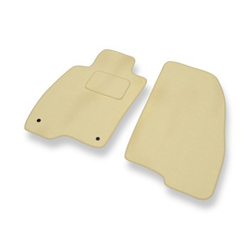 Premium tappetini auto in velluto compatibili con Alfa Romeo MiTo (2008-2018) - tappeti auto beige