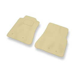 Premium tappetini auto in velluto compatibili con Ford Mustang V (2005-2014) - tappeti auto beige