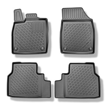 Tappetini Auto in TPE compatibili con Skoda Enyaq iV SUV, Coupé (04.2021-....) - tappeti auto neri