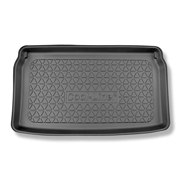 Vasca baule compatibile con Opel Mokka-e SUV (02.2021-....) - portabagagli superiore; piano di carico regolabile nella posizione più alta - tappetino per bagagliaio - tappeto bagagliaio per auto