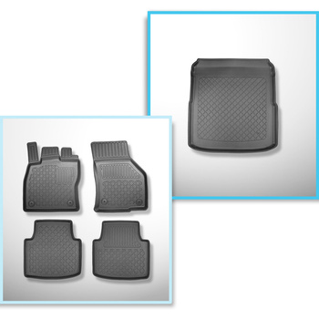 Completo di tappetini e tappetino per bagagliaio TPE per: Volkswagen Arteon 06.2