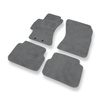 Premium tappetini auto in velluto compatibili con Subaru Impreza III (2007-2011) - tappeti auto grigio