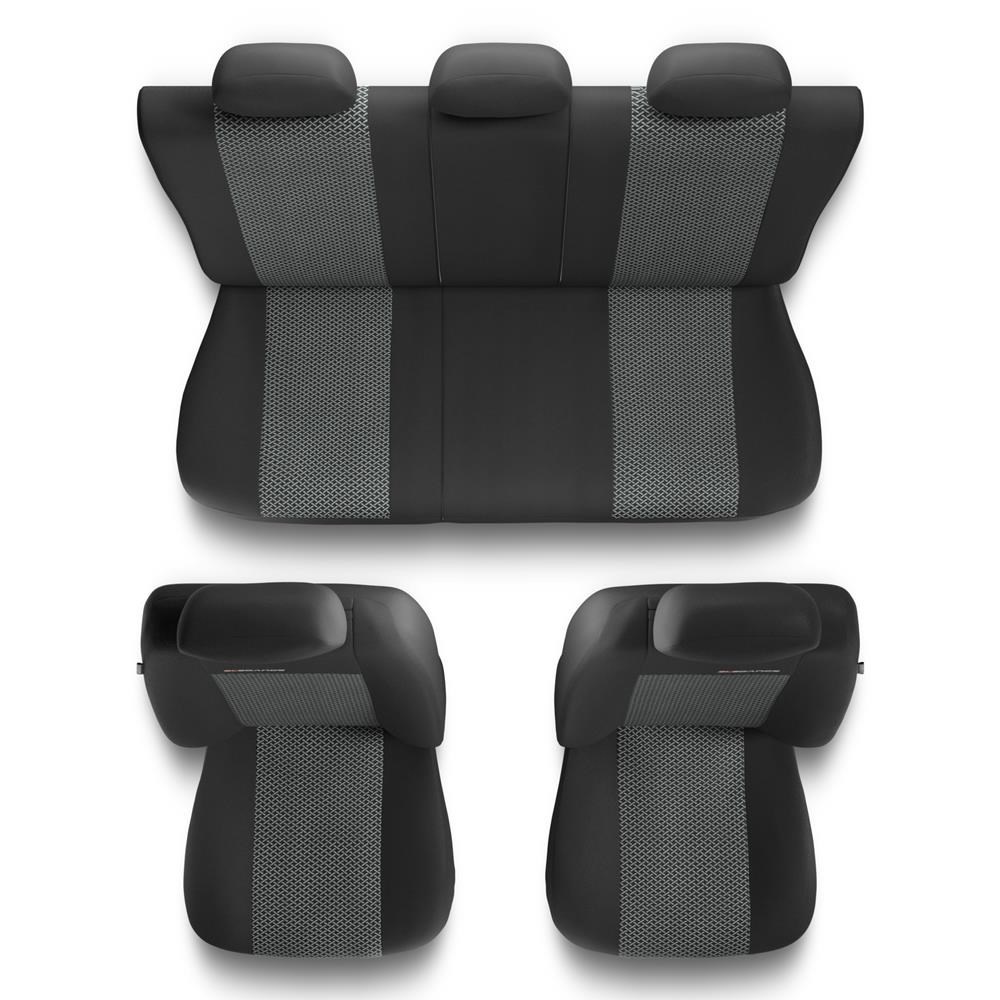 Coprisedili per Fiat Punto GRANDE, EVO, 2012 (2005-2018) - fodere sedili  universali - set coprisedili auto - Auto-Dekor - Comfort Plus - beige