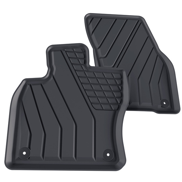 Tappetini Auto in TPE compatibili con Volkswagen Caddy V Van (2021-....) - tappeti auto neri