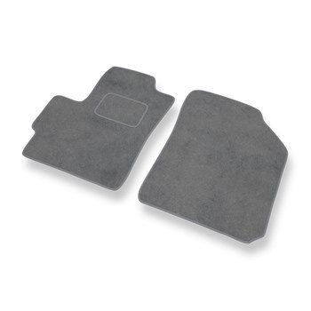 Premium tappetini auto in velluto compatibili con Chevrolet Spark I M200/M250 (2005-2009) - tappeti auto grigio