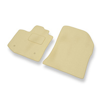 Premium tappetini auto in velluto compatibili con Dacia Lodgy (2012-....) - tappeti auto beige