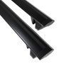 Barre portatutto in alluminio compatibili con Volvo V50 Station Wagon (2004-2012) - corrimano - portapacchi auto colore nero - portabagagli barre da tetto