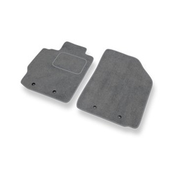 Premium tappetini auto in velluto compatibili con Toyota Yaris II Hatchback, Berlina (2005-2010) - tappeti auto grigio