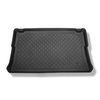 Vasca baule compatibile con Opel Vivaro B Van (09.2014-02.2019) - versione autovettura per trasporto di persone (station wagon/tour); dietro la 3a fila di sedili; versione corta (short); sedili non scorrevoli, montati su ganci - tappetino per bagagliaio -