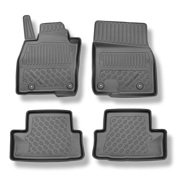 Tappetini Auto in TPE compatibili con Mazda CX-60 SUV (08.2022-....) - anche per Plug-in Hybrid - tappeti auto neri