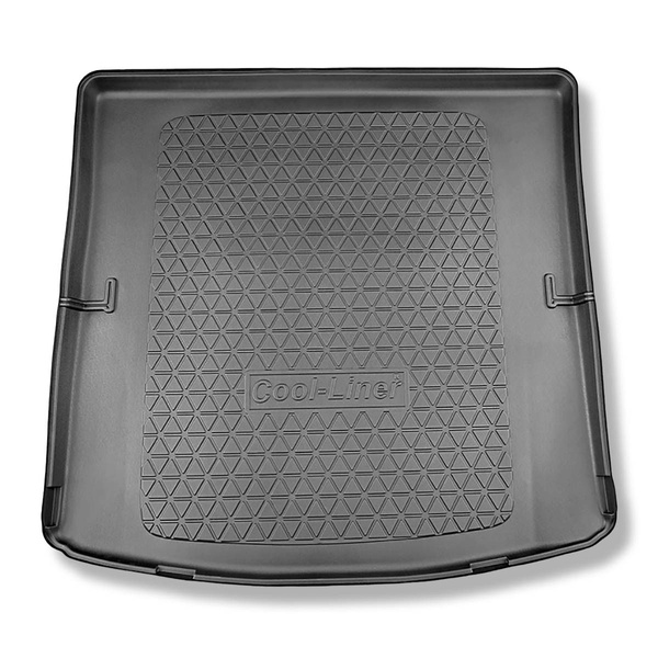 Vasca baule compatibile con Ford Explorer VI Plug-in-Hybrid SUV (01.2020-....) - 7 sedili; dietro 20 fila di sedili (sedili 3a fila abbassati) - tappetino per bagagliaio - tappeto bagagliaio per auto