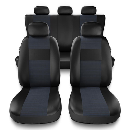 Coprisedili compatibili con Citroen C6 (2005-2012) - fodere sedili universali - set coprisedili auto - EXL-6