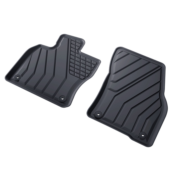 Tappetini Auto in TPE compatibili con Volkswagen Caddy V Van (2021-....) - tappeti auto neri