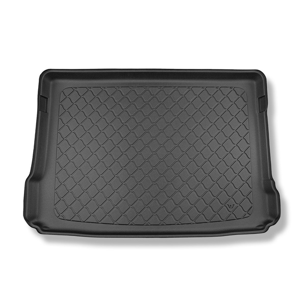 Vasca baule compatibile con Mercedes-Benz GLA H247 SUV (12.2019-....) - portabagagli superiore; piano di carico regolabile nella posizione più alta; non per versione Plug-in Hybrid GLA H247 (250e) - tappetino per bagagliaio - tappeto bagagliaio per auto