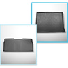 Completo di tappetini e tappetino per bagagliaio TPE per: Mercedes-Benz Classe V W447 10.2014-.... (Van) - versione Extra lunga (Extra Long) (interasse 3430 mm, lunghezza auto 5370 mm); dietro la 3a fila di sedili; senza divisioni nel bagagliaio; seconda 