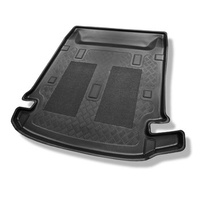 Vasca baule compatibile con Dacia Lodgy Van (07.2012-10.2022) - 7 posti - tappetino per bagagliaio - tappeto bagagliaio per auto