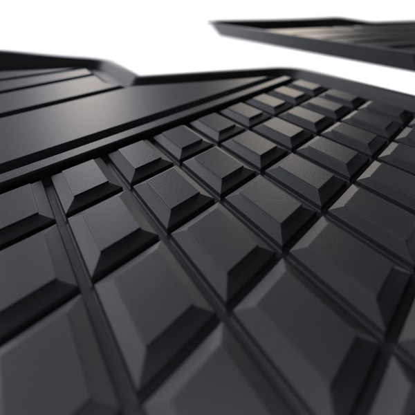 Tappetini Auto in TPE compatibili con Kia Ceed Hatchback, Station Wagon (2018-....) - tappeti auto neri