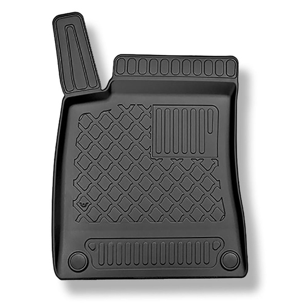 Completo di tappetini e tappetino per bagagliaio TPE per: Mercedes-Benz GLB X247 11.2019-.... (SUV) - 5 posti; bagagliaio superiore; pavimento mobile nella posizione più alta; 7 posti; senza terza fila