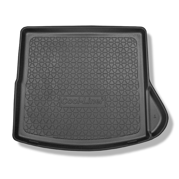 Vasca baule compatibile con Mercedes-Benz CLA C117 Shooting Brake (01.2015-08.2019) - cavità destra amovibile in modelli con rete laterale - tappetino per bagagliaio - tappeto bagagliaio per auto