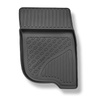 Tappetini Auto in TPE compatibili con Mitsubishi L200 Pick-Up (06.2015-....) - tappeti auto neri